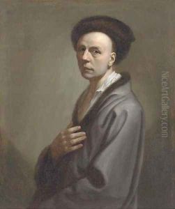 Portrait of a gentleman by Christian Seybold