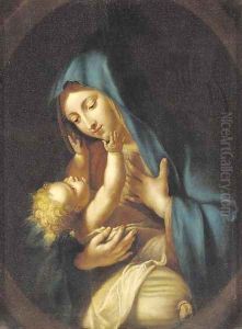 The Madonna and Child by Giovanni Battista Salvi, Il Sassoferato