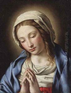 The Madonna in prayer by Giovanni Battiata Salvi, Il Sassoferrato