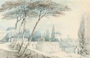 Villa Doria Pamphili, Rome by Lady Caroline Scott