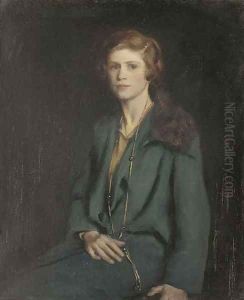 Portrait of Miss Katherine Marian Mitchell by Scottish School