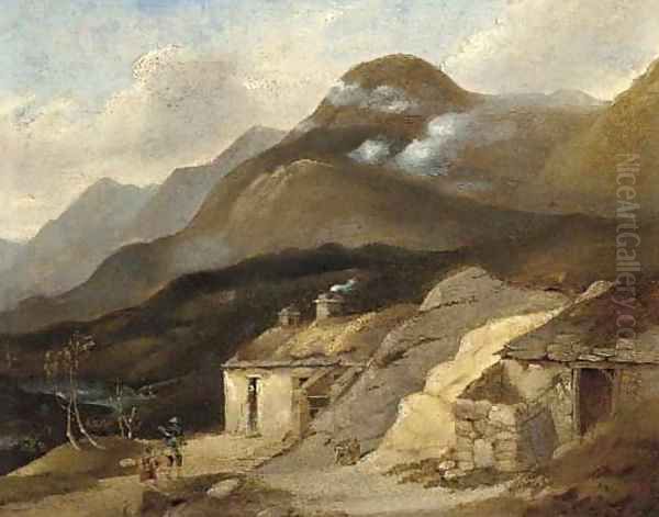A croft in a Highland landscape - view 1
