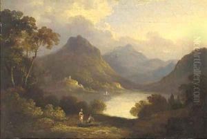 A Highland loch by Scottish School