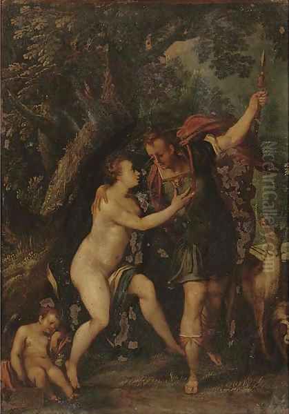 Venus and Adonis - view 1