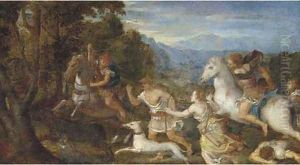 A boor hunt by Lambert Sustris