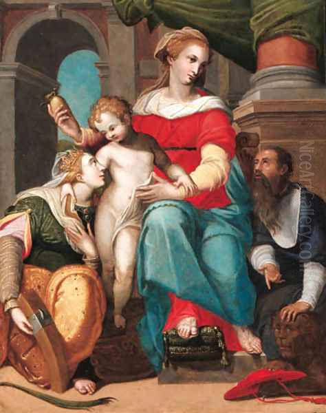 Madonna and Child with Saint Jerome and Saint Catherine - view 1