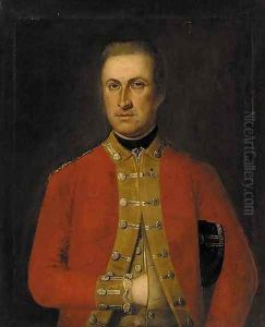 Portrait of an officer, bust-length, in dress uniform