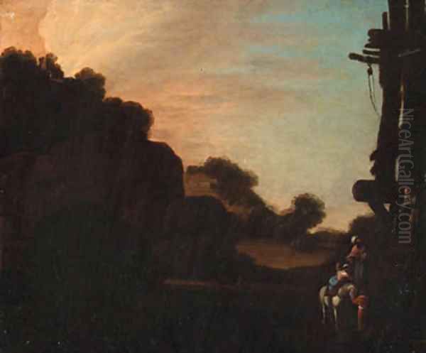 An Italianate landscape with the Good Samaritan - view 1