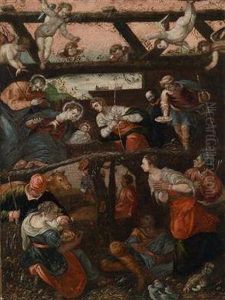 The Birth Of Christ by Jacopo Tintoretto (Robusti)