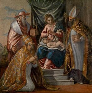 "sacra Conversazione" by Jacopo Tintoretto (Robusti)