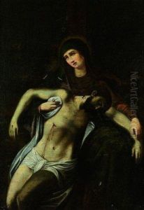 Pieta. by Jacopo Tintoretto (Robusti)