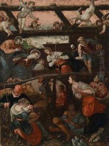 Die Geburt Christi by Jacopo Tintoretto (Robusti)