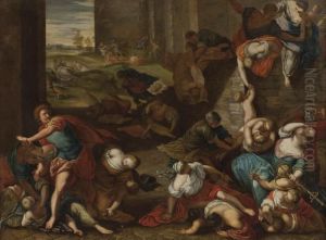 La Strage Degli Innocenti by Jacopo Tintoretto (Robusti)