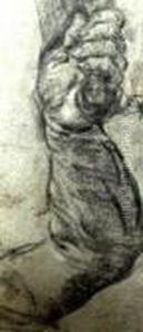Study Of An Outstretchedarm by Jacopo Tintoretto (Robusti)