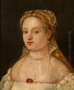 Ritratto Di Giovinetta by Jacopo Tintoretto (Robusti)