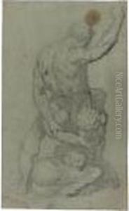 Recto And Verso: Samson Slaying The Philistines, Aftermichelangelo