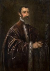 Ritratto Di Senatore Veneziano by Jacopo Tintoretto (Robusti)
