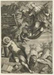 The Virgin Appearing To Saint Jerome (bartsch 76)