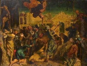 The Miracle Of Saint Mark by Jacopo Tintoretto (Robusti)