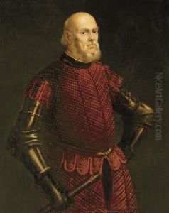 Portrait Of A Venetian Officer by Jacopo Tintoretto (Robusti)