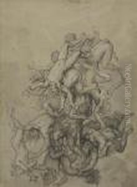 Study Of Damned Souls From The Last Judgment - view 1