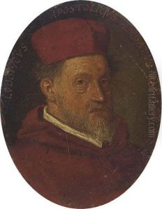 Portrait Of A Cardinal by Jacopo Tintoretto (Robusti)