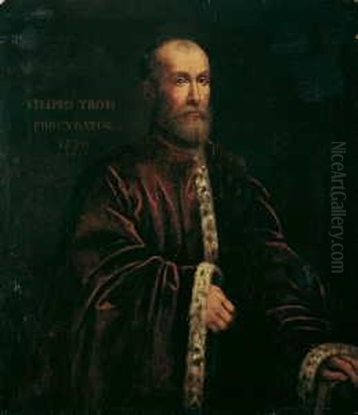 Bildnis Des Venezianischen Prokurators Filippo Tron (amtszeit 1550-1556). - view 1