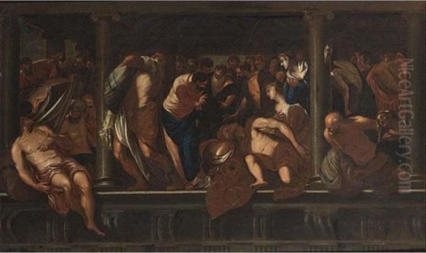 Christ Healing The Crippled - view 1