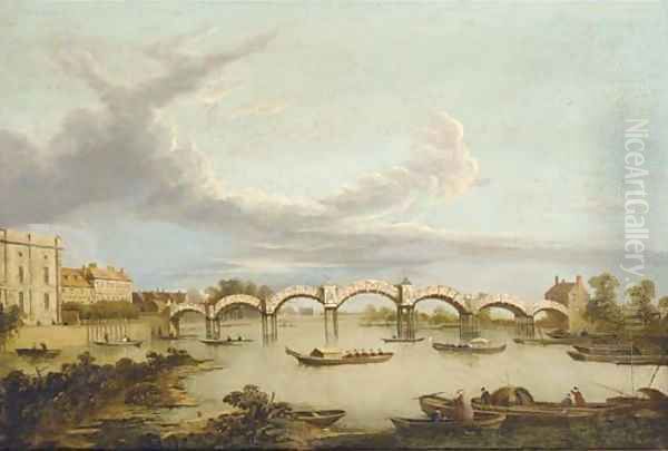 The Pagoda Bridge at Hampton Court - view 1