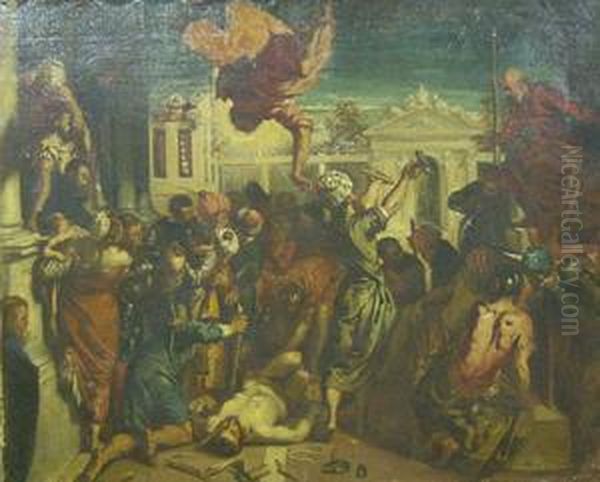 The Miracle Of Saint Mark Freeing The Slave by Jacopo Tintoretto (Robusti)