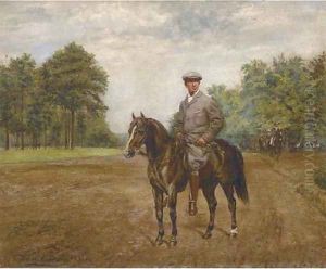 A trainer on his pony