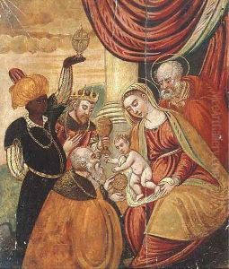 The Adoration of the Magi by Dalmatian School