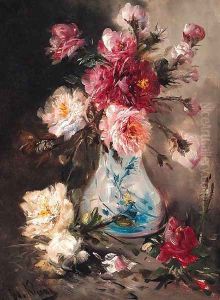 Roses in a Vase by Henry Schouten