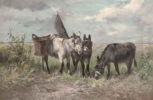 The fisherman's donkeys - view 1
