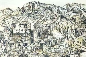 Hill Town 1 by Jan Sensberg
