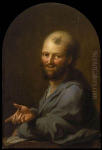 Bildnis Des Griechischen Philosophen Demokrit