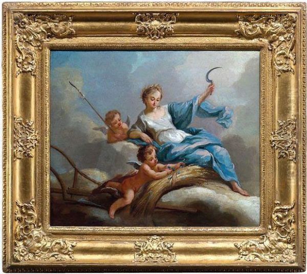 Ceres Umgeben Von Zwei Putti - view 1