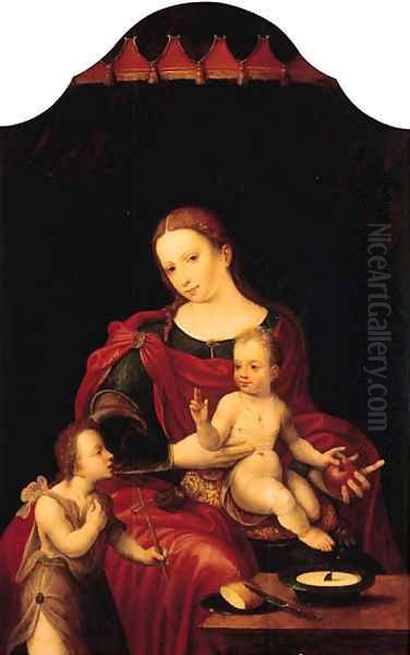 The Madonna and Child enthroned with the Infant Saint John the Baptist - view 1