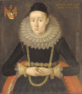 Portrait of a lady, aged 25 by Nuremburg School