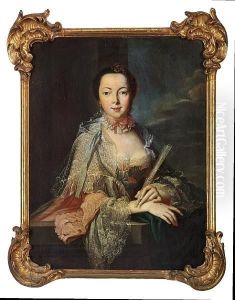 The Older: Portrait Of A Young Woman Holding A Fan