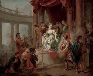The Meeting Of Dido And Aeneas by Johann Heinrich The Elder Tischbein