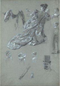 Sheet Of Figure Studies