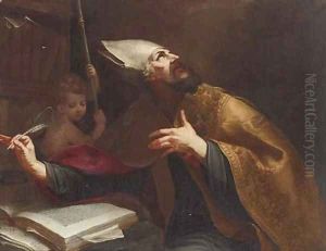 Saint Gregory by Andrea Sacchi