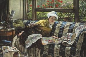 The Japanese Scroll by James Jacques Joseph Tissot