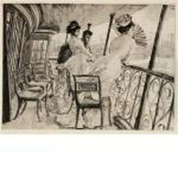 La Galerie Du Calcutta (souvenir D'un Bal A Bord) (wentworth 25) - view 1