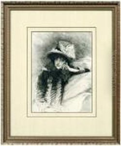 Berthe Morisot by James Jacques Joseph Tissot