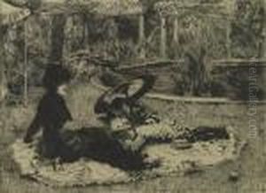 Sur L'herbe by James Jacques Joseph Tissot