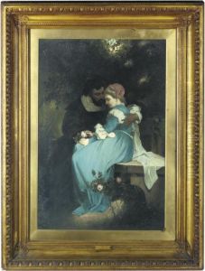 Faust And Margaret by James Jacques Joseph Tissot