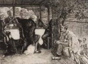 L'enfant Prodigue: Le Veau Gras (wentworth 61) by James Jacques Joseph Tissot