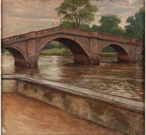 Vue Du Pont De Richmond by James Jacques Joseph Tissot